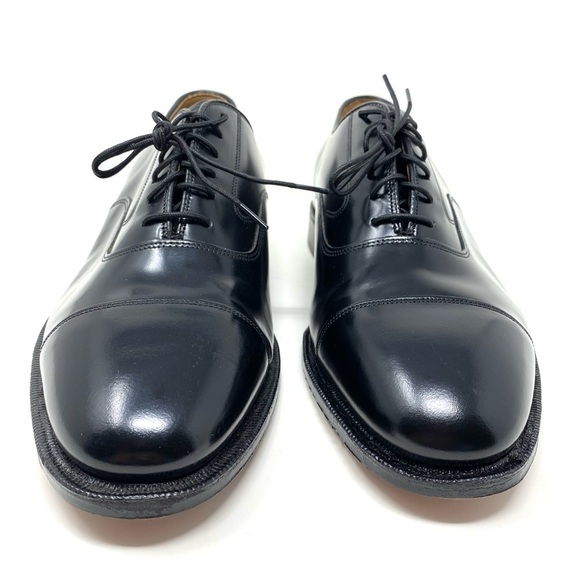 Johnston & Murphy Melton Classic Dress Cap Toe Oxford Black B width - Picture 3 of 7